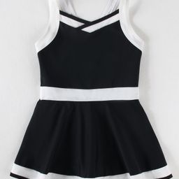 Mark & Mia Sleeveless Frock Swimsuit - Black-image-24