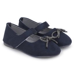 Superminis Bow Applique Detailed Ballerinas - Navy Blue-image-93