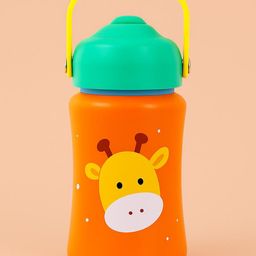 Rabitat Stainless Steel Play 3.0 Sipper Bottle with Giraffe Print Orange - 350 ml-22