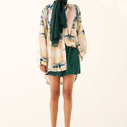 OFRIDA Printed Shirt Collar Neck Shirt With Shorts Co-Ords-image-77