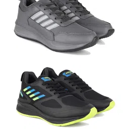 DRACKFOOT Men Non-Marking Running Sports Shoes-image-66