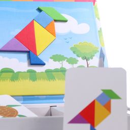 Intelliskills Brain Boosting Premium Magnetic Animal & Bird Tangram- Multicolour image 2