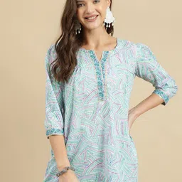 JANAKDULARI CREATION Women Floral Printed V-Neck Cotton Top-picture-45