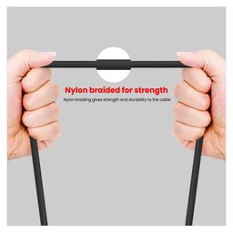 Portronics POR 1646 Konnect C1 Type C to Type C Cable - Black image 3