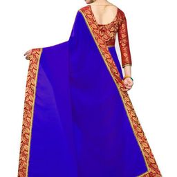limtd Zari Pure Georgette Saree image 4