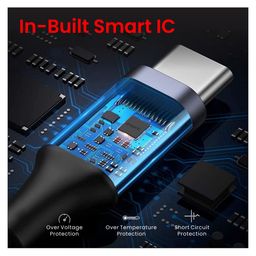 Portronics POR 1646 Konnect C1 Type C to Type C Cable - Black image 4