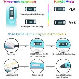 magicwand Magiwand 3D Pen for Kids 3D Printing Pen with LCD Display 10 Metres Each 20 Filaments Extra & 3 Metre Each 3 Filaments Pack of 1 image 4