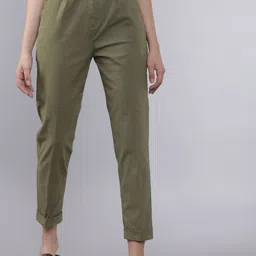 Tokyo Talkies Women Regular Fit Trouser Comes with a belt-image-5