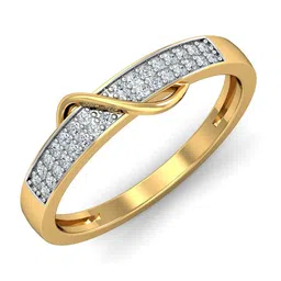 KUBERBOX Diamond-Studded 18KT Gold Ring - 2.08 gm-25
