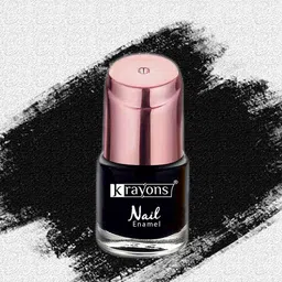 krayons Crazy Gel Long Lasting Nail Enamel 8 ml - Black Shadow 118-picture-7
