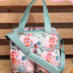 ROSADA Floral Printed Waterproof Insulated Lunch Bags-image-13