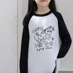 LULU & SKY Girls Colourblocked T-shirt-picture-49