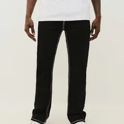 True Religion Men Bootcut Fit Mid-Rise Clean Look Non Stretchable Jeans-image-67