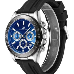 KENNETH SCOTT Men Dial & Bracelet Style Straps Analogue Multi Function Watch K23149-SSBN image 3
