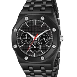 DOUBLERUN Men Dial & Bracelet Style Straps Analogue Multi Function Watch H05NAMT-19 image 4