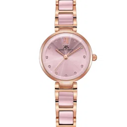 KENNETH SCOTT Women Dial & Ceramic Bracelet Style Straps Analogue Watch K22531-KCPK-image-31