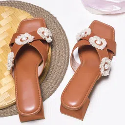 Try Me Women Open Toe Block Heel Sandals image 1