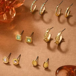 Accessorize Circular Hoop Earrings-40