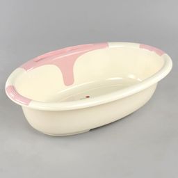 Large Size Baby Bath Tub Monkey Print - Pink-22
