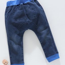Game Begins Full Length Solid Color Lounge Pant - Blue-image-14