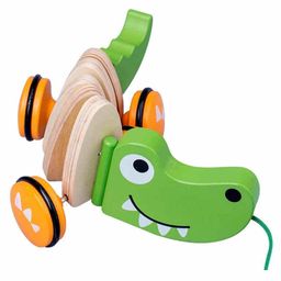 Yamama Walk Along Wiggly Croc - Green-10