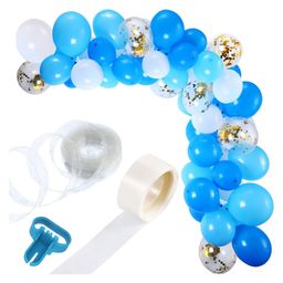 Party Propz Garland Kit Balloon Arch White Blue - Pack of 108-image-66