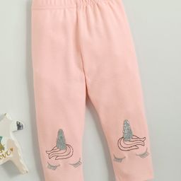 Kookie Kids Full Length Leggings Unicorn Print - Pink-image-57