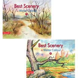 Best Scenery In Water Colour Volume 1 & 2 Books Pack of 2 - English-29