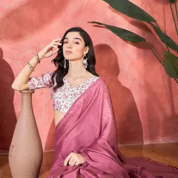 Sangria Embellished Saree With Blouse-image-76