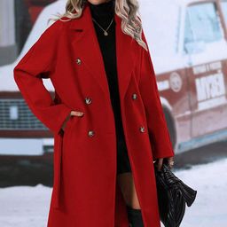 StyleCast x Revolte Women Double-Breasted Trench Coat-picture-25