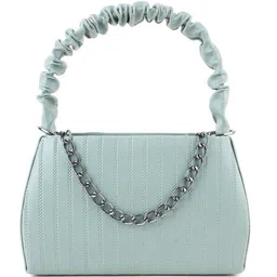 Flingo Striped PU Oversized Swagger Handheld Bag-2
