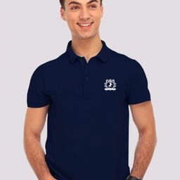 INVICTUS Men Polo Collar Applique T-shirt-image-79