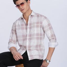 COLOR HUNT Men Comfort Tartan Checks Checked Casual Shirt-image-15