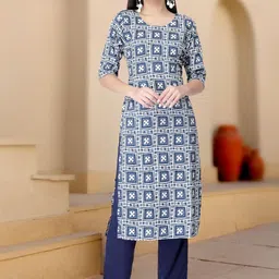 anouk rustic HERE&NOW Ethnic Motifs Printed Regular Kurta with Trousers image 2
