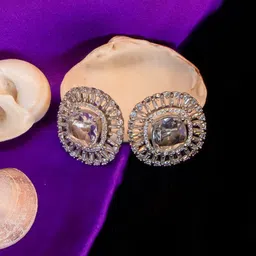 Manikya Circular Studs Earrings image 1