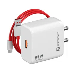 Portronics Adapto 65A 65w fast wall charger-18