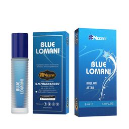 MEENA Blue Lamoni Long Lasting Roll On Attar - 6 ml-image-76