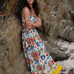 StyleCast Women Printed Fit and Flare Maxi Dress-image-15