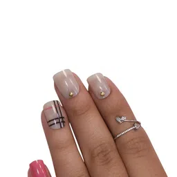 BEROMT Set Of 16 Jelly Stick On Nail Tip With Application Kit - BFN538CN image 3