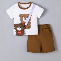 hopscotch 2-Pc Little Bear Hugger Short Set-picture-25
