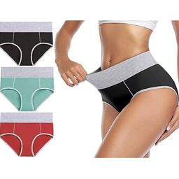 Diving Deep Women Pack of 3 Cotton Hipster Briefs-picture-25