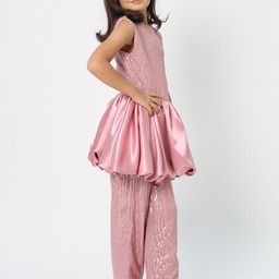 ZIP ZAP ZOOP Girls Embellished Top With Trousers Clothing Set-image-86