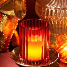 Pure Home and Living Red Candle Holder-image-84