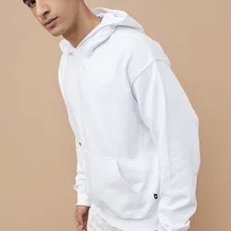 Kappa Men Solid Hood Cotton Pullover Sweatshirt-image-23