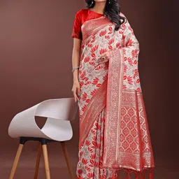 DIVASTRI Ethnic Motifs Woven Design Zari Saree-picture-13