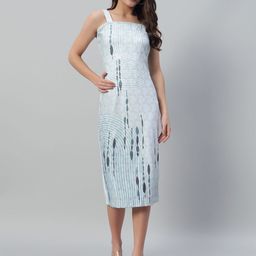 Attire Empire Women Printed Bodycon Midi Dress-image-95