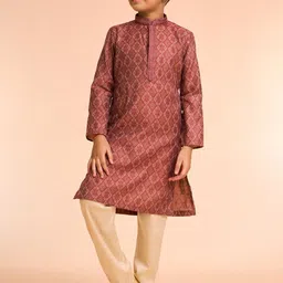 Manyavar Boys Floral Printed Kurta with Pyjama-28