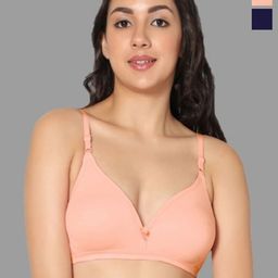 Eden Pack Of 2 Medium Coverage Non Padded T-shirt Bra-37