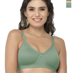College Girl Pack Of 2 Solid Full Coverage Lightly Padded Multiway Minimizer Bra cg1304-21