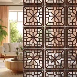 RANDOM Brown Ethnic Motifs Window Blinds-picture-8